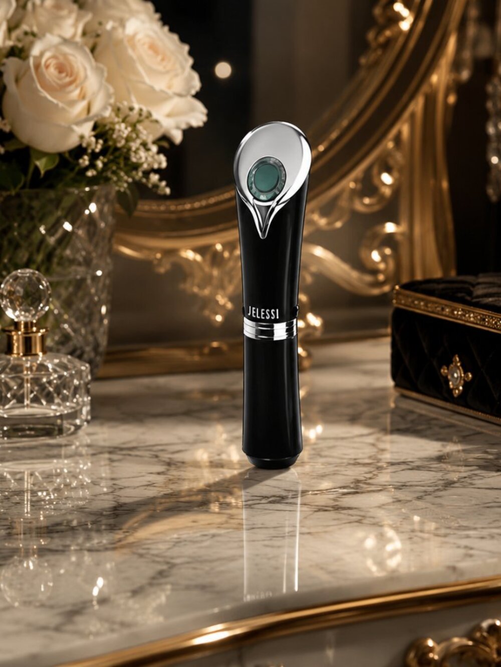 Jelessi Photonix-2 Jade LED Heated & Cooling Luxury Eye Rejuvenation Wand